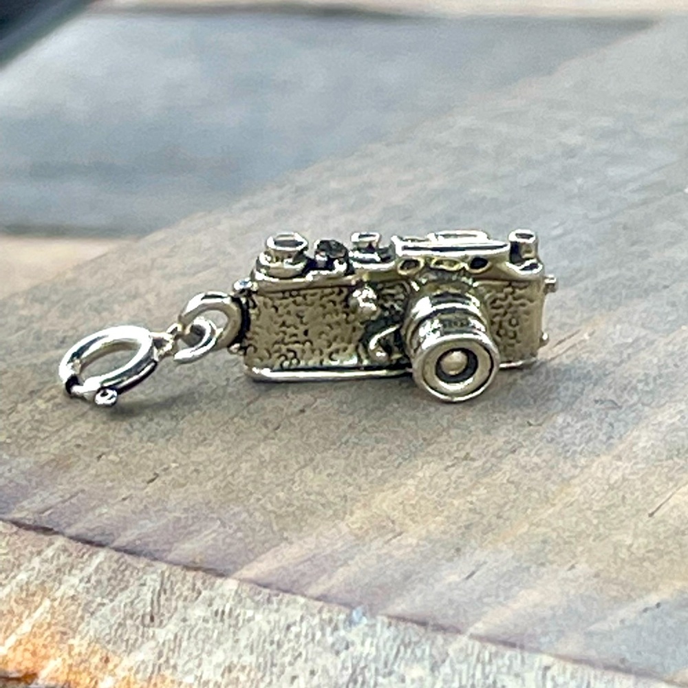 Sterling Silver Camera Charm